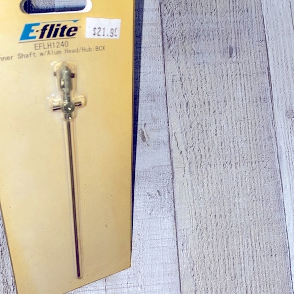 E-Flite Inner Shaft with aluminum Head/Hub #EFLH1240 new for RC micro helicopter